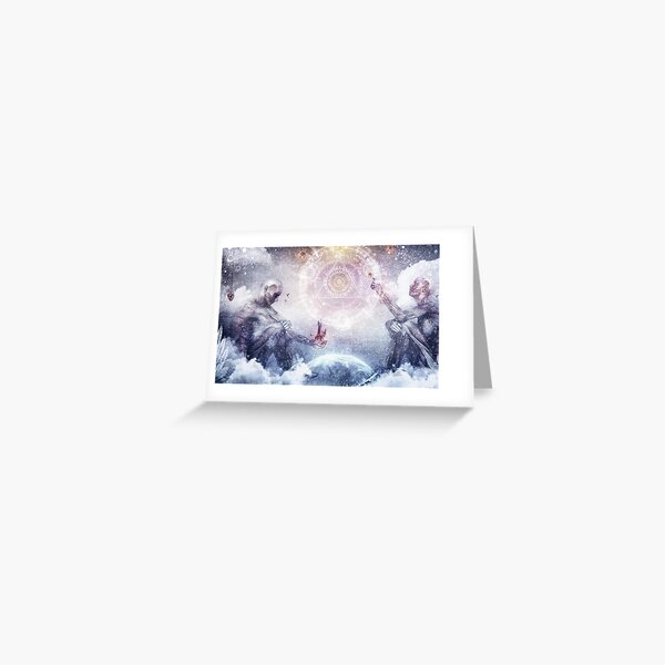 Awake In a Silver Land Greeting Card