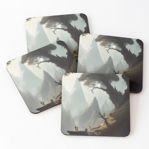 Item preview, Beautiful Fantasy World Landscape Painting Magical designed and sold by VersoShopping.