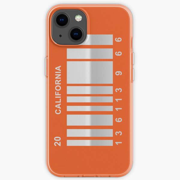 Back to The Future License Plate iPhone Soft Case