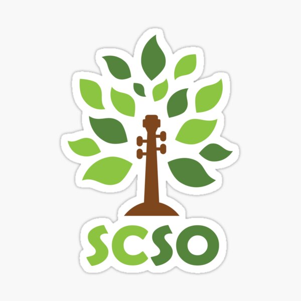 SCSO - full color logo Sticker