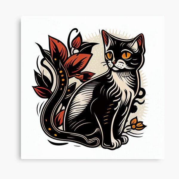 40 Traditional Cat Tattoos