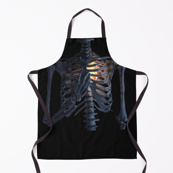 Item preview, heart Burning Human Skeleton designed and sold by MortemMaker.