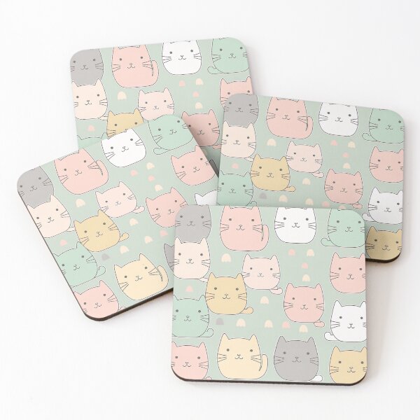 Item preview, kittens pattern designed and sold by miraclestudio.