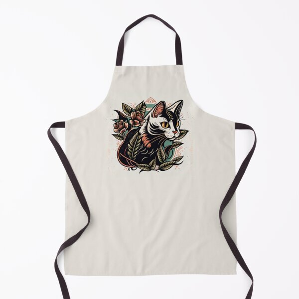 Item preview, American Traditional Cat Tattoo 5 designed and sold by heyhannaleah.