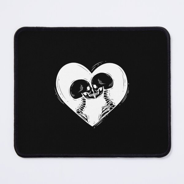 Item preview, Skeleton Love Romantic Kissing Skeletons Heart  designed and sold by The Junto Shop.
