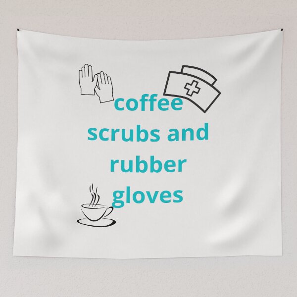Item preview, Coffee Scrubs And Rubber Gloves designed and sold by Simo0455.
