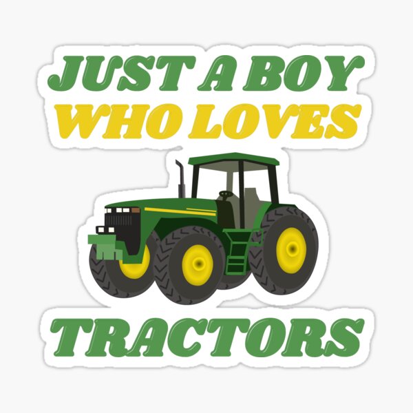 Aperçu de l'œuvre JUSTE UN GARÇON QUI AIME LES TRACTEURS CADEAUX POUR LES AMOUREUX DE TRACTEURS créée et vendue par light-artist.