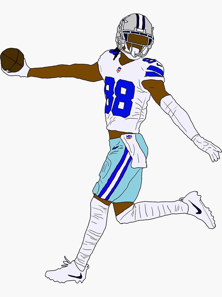 Dez Bryant Away Jersey Sticker for Sale by designsheaven