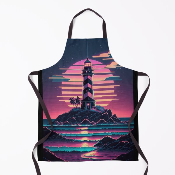 Item preview, Synthwave/Retrowave Lighthouse designed and sold by RESToRAPTOR.