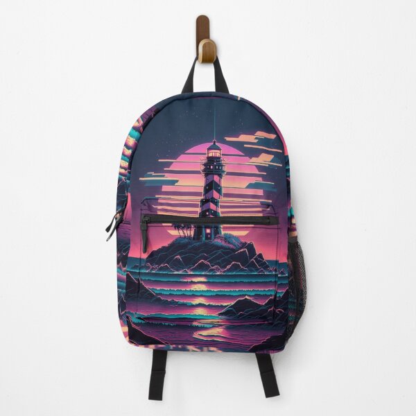 Item preview, Synthwave/Retrowave Lighthouse designed and sold by RESToRAPTOR.