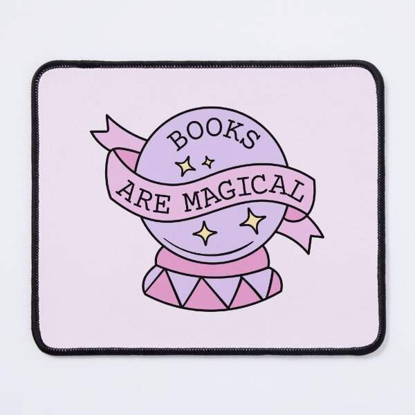 Item preview, books are magical crystal ball pastel purple designed and sold by catdiasart.