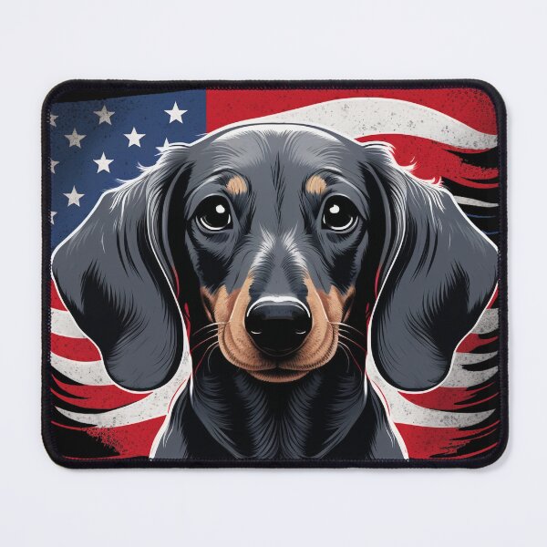 Item preview, Patriotic Dachshund designed and sold by Tarpa.