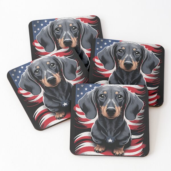 Item preview, Patriotic Dachshund designed and sold by Tarpa.
