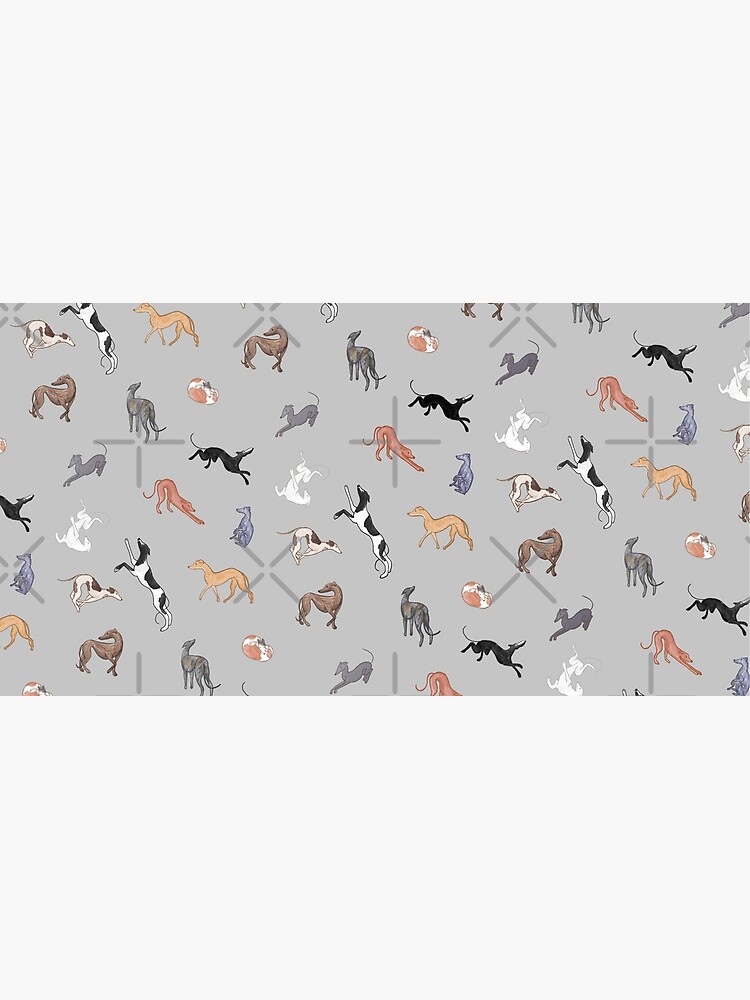 Thumbnail 5 of 5, Mouse Pad, Greyhound Greys designed and sold by tinaschofield.