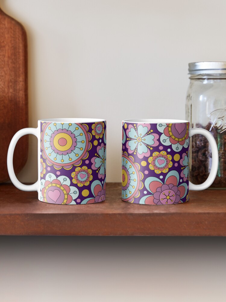 Funky Floral Mug