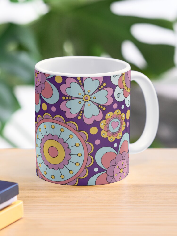 Funky Floral Mug