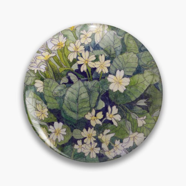 Item preview, Primroses watercolour painting  designed and sold by esvb.