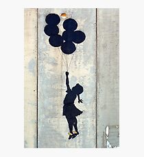 Floating Balloons by Banksy Photographic Print