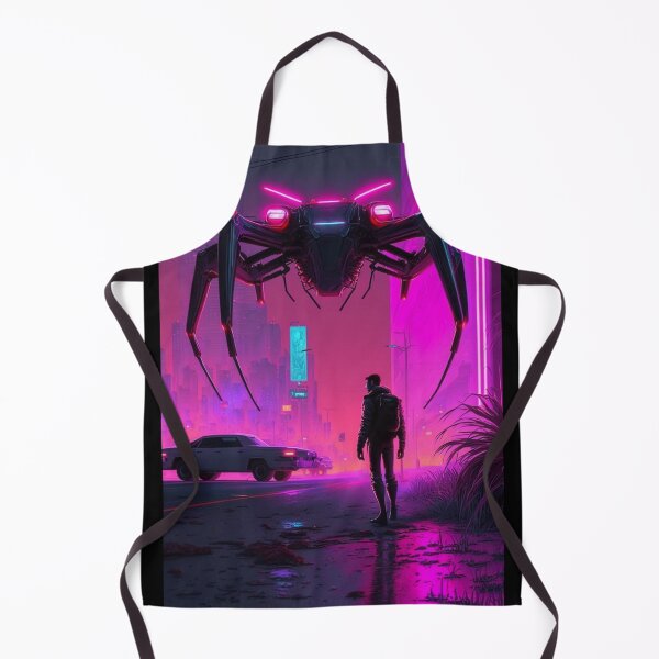 Item preview, Synthwave/Retrowave Spider Cyberpunk designed and sold by RESToRAPTOR.