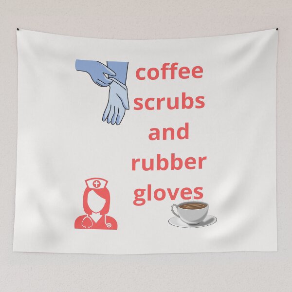 Item preview, Coffee Scrubs And Rubber Gloves designed and sold by Simo0455.