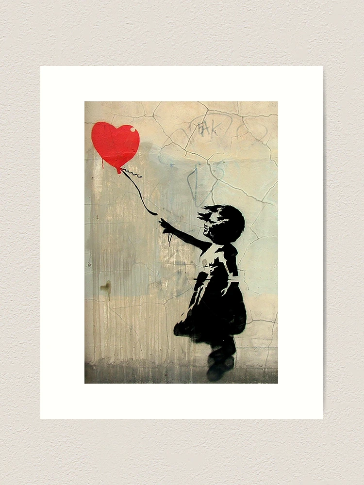 バンクシー Banksy Heart Balloon エスタンプ リトグラフ Banksy Red Heart Balloon