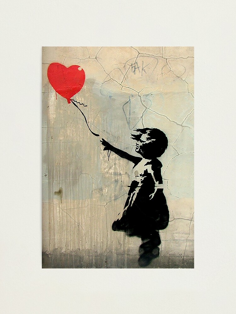 バンクシー Banksy Heart Balloon エスタンプ リトグラフ バンクシー 【Balloon Heart】エスタンプリトグラフ バンクシー
