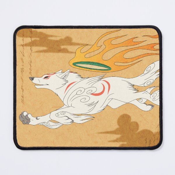 Item preview, Okami Amaterasu Wolf designed and sold by flannmoriath.