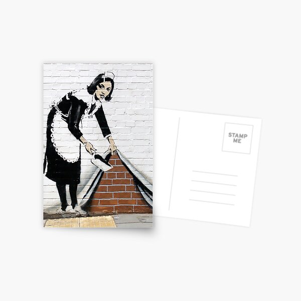 Banksy Maid Carte postale