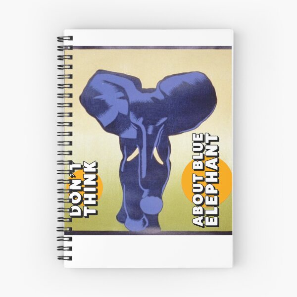 Item preview, don't think of a blue elephant designed and sold by mptshirtdesign.