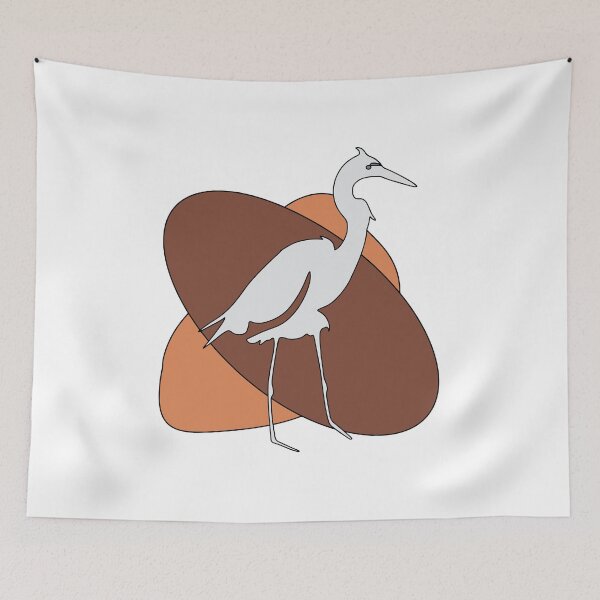 Item preview, Egret Heron designed and sold by Ashlison.