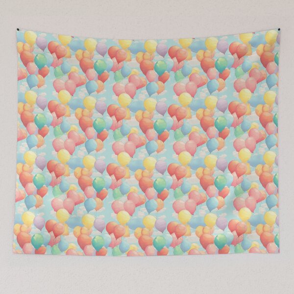 Item preview, Balloons Floating in the Wind  tile 2 designed and sold by Richard-Y.