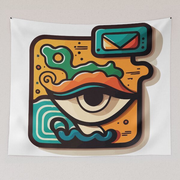 Item preview, Colorful cartoon eye design designed and sold by juancbp60.