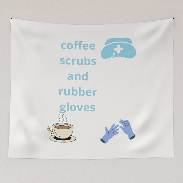 Item preview, Coffee Scrubs And Rubber Gloves designed and sold by Simo0455.