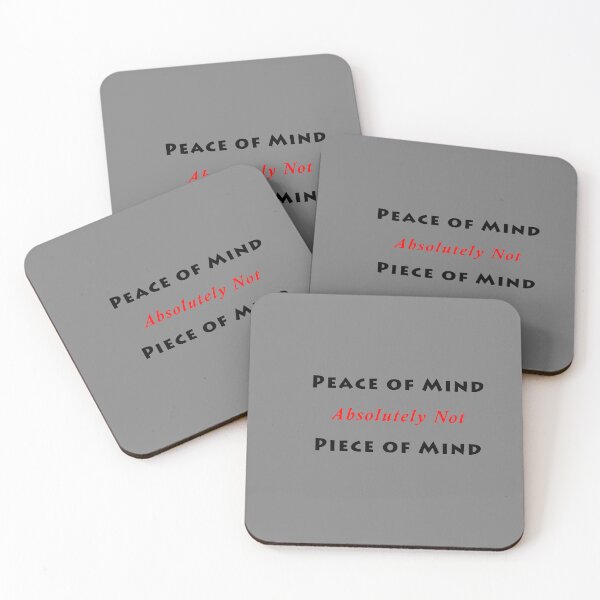 Item preview, Peace of Mind Not Piece of Mind designed and sold by Uvogin2099.