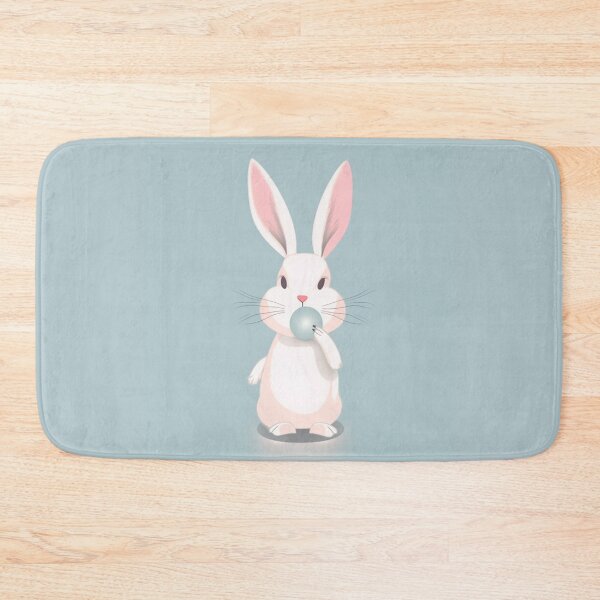 Item preview, Bunny Bubblegum, A Sticky Situation, minimalist designed and sold by EmeraldeaArt.