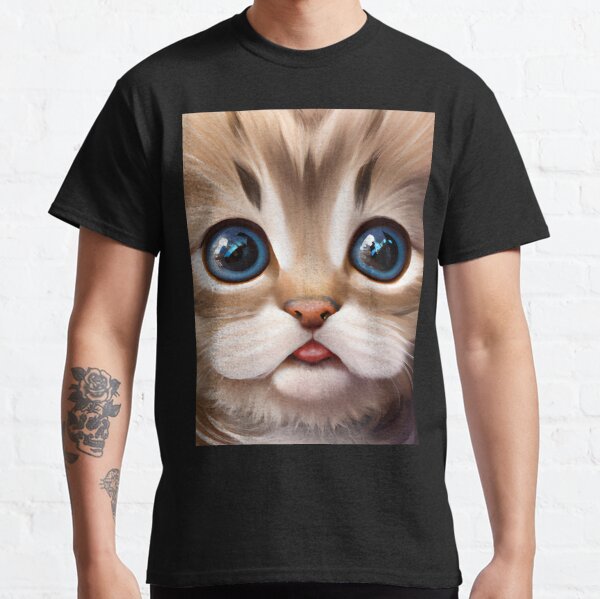 Cute Tabby Kitten  Classic T-Shirt