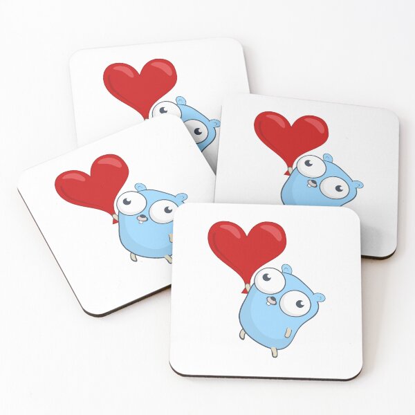 Item preview, The Go Gopher: Heart Balloon designed and sold by hellkni9ht.