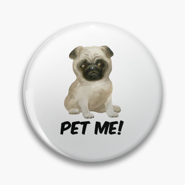 Item preview, Mops Pet me! designed and sold by GeekLabz.