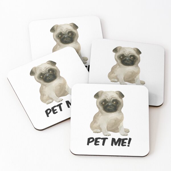 Item preview, Mops Pet me! designed and sold by GeekLabz.