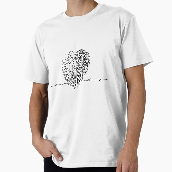 T-shirt Heart+brain Premium T-Shirt