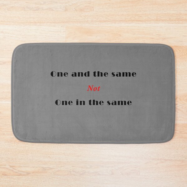 Item preview, One and the Same Not One in the Same designed and sold by Uvogin2099.