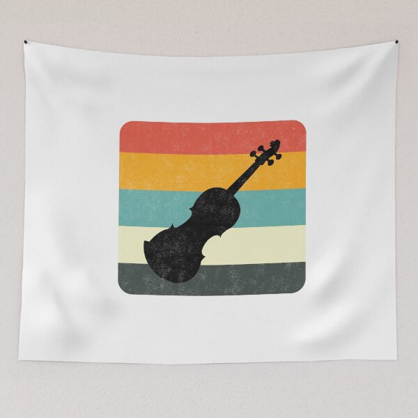 Item preview, Retro Violin Silhouette designed and sold by whyitsme.