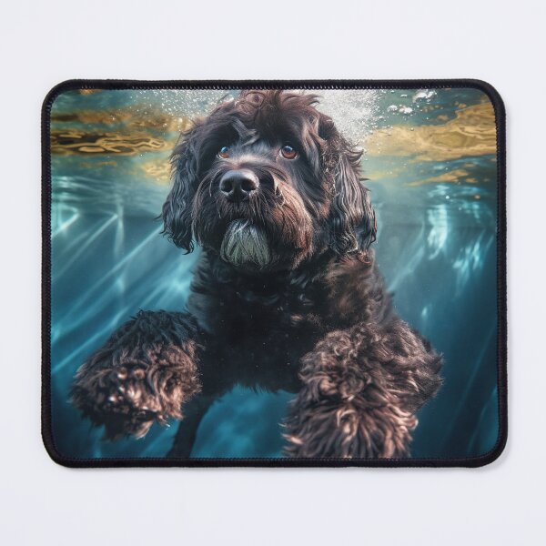 Item preview, Portuguese Water Dog swimming under water designed and sold by ebrawne.