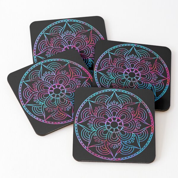 Item preview, Colorful pattern mandala floral design  designed and sold by Souushop.