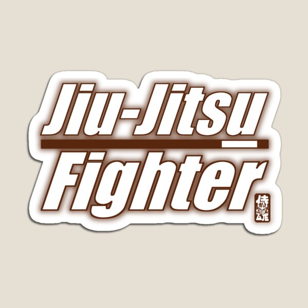 BJJ Brown Belt Jiu Jitsu Fighter Magnet