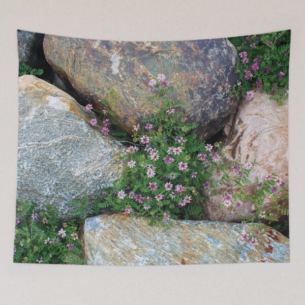 Item preview, Flowers Growing Around Rocks designed and sold by RoseyElisabeth.