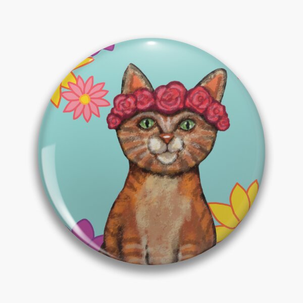 Item preview, Groovy Cat Digital Painting designed and sold by robwarnedesigns.