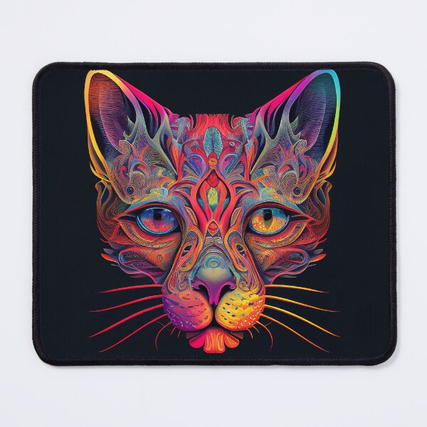 Item preview, Psychedelic Cat 7 designed and sold by heyhannaleah.