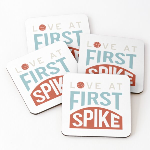Item preview, Volleyball Pun Love at First Spike designed and sold by whyitsme.