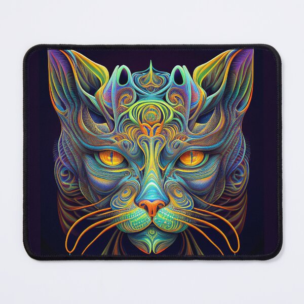 Item preview, Psychedelic Cat 5 designed and sold by heyhannaleah.